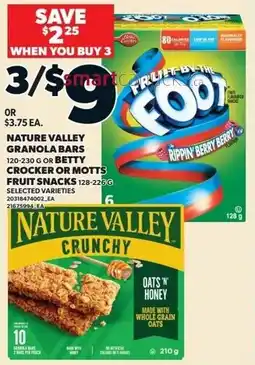Loblaws Nature valley granola bars offer