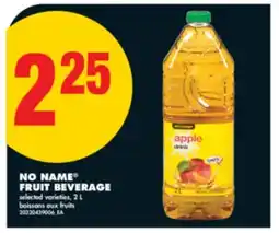 No Frills NO NAME FRUIT BEVERAGE, 2 L offer