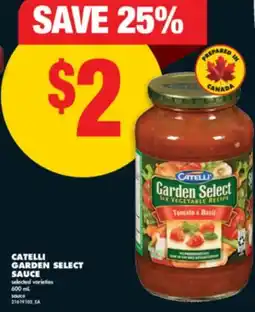 No Frills CATELLI GARDEN SELECT SAUCE, 600 ML offer