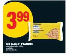 No Frills NO NAME PEANUTS, 500 G offer