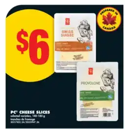No Frills PC CHEESE SLICES, 140-180 G offer