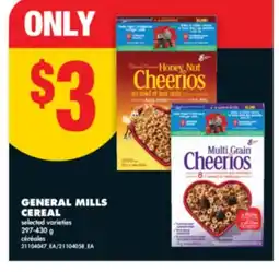 No Frills GENERAL MILLS CEREAL, 297-430 g offer