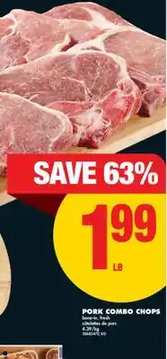 No Frills PORK COMBO CHOPS offer