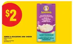 No Frills ANNIE'S MACARONI AND CHEESE, 170 g offer
