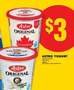 No Frills ASTRO YOGURT, 650/750 G offer