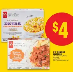 No Frills PC DINNER ENTRÉES, 212-350 G offer