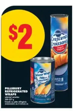 No Frills PILLSBURY REFRIGERATED WRAPS, 200-227 G offer