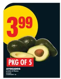 No Frills AVOCADOS, PKG OF 5 offer