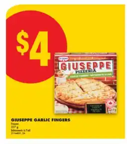 No Frills GIUSEPPE GARLIC FINGERS, 317 g offer