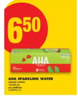 No Frills AHA SPARKLING WATER offer