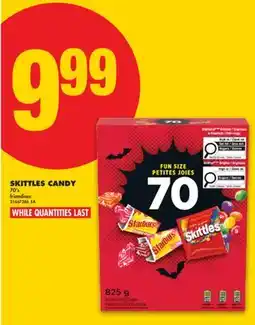 No Frills SKITTLES CANDY, 70' s offer