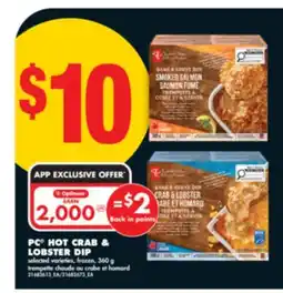 No Frills PC HOT CRAB & LOBSTER DIP, 360 G offer