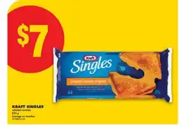 No Frills KRAFT SINGLES, 825 G offer