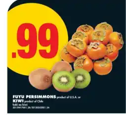 No Frills FUYU PERSIMMONS OR KIWI offer
