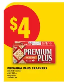 No Frills PREMIUM PLUS CRACKERS, 450/481 G offer