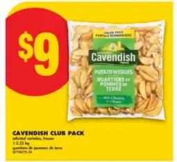 No Frills CAVENDISH CLUB PACK offer