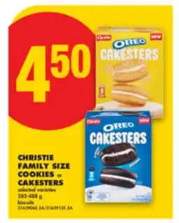 No Frills CHRISTIE FAMILY SIZE COOKIES OR CAKESTERS, 285-488 g offer