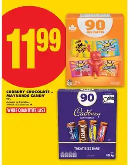No Frills CADBURY CHOCOLATE OR MAYNARDS CANDY, 90's offer