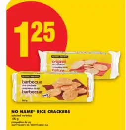 No Frills NO NAME RICE CRACKERS, 100 g offer