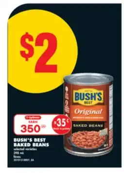 No Frills BUSH'S BEST BAKED BEANS, 398 mL offer