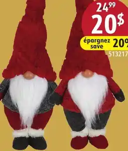 Sushi Shop Fabric Standing Santa,Gnome 44cm,42cm offer