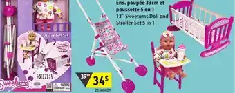 Sushi Shop 13 Sweetums Doll and Stroller Set 5 in 1 offer