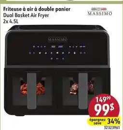 Sushi Shop Dual Basket Air Fryer 2x 4.5L offer