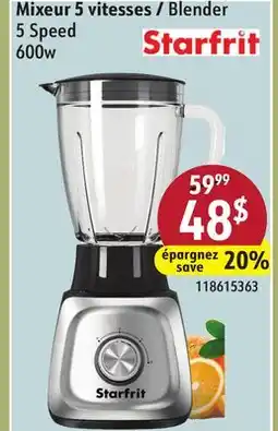 Sushi Shop Blender 5 Speed 600w offer