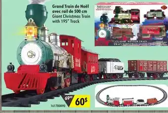 Sushi Shop Giant Christmas Train with 195 Track offer