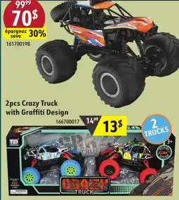 Sushi Shop 2pcs Crazy Truck with Graffiti Design offer