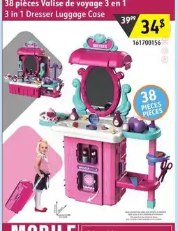 Sushi Shop 3 in 1 Dresser Luggage Case offer