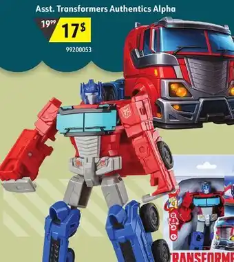 Sushi Shop Asst. Transformers Authentics Alpha offer
