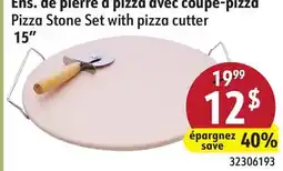 Sushi Shop Pizza Stone Set with pizza cutter offer