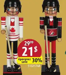 Sushi Shop Wooden Hockey Player Nutcracker offer