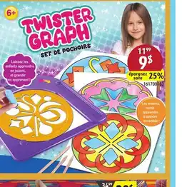 Sushi Shop TWISTER GRAPH SET DE POCHOIRS offer