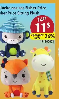 Sushi Shop Fisher Price Sitting Plush offer