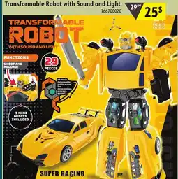 Sushi Shop Transformable Robot with Sound and Light offer