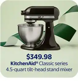 Walmart KitchenAid Classic series 4.5-quart tilt-head stand mixer offer