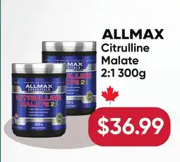 Healthy Planet ALLMAX Citrulline Malate offer