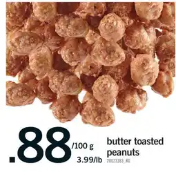 Fortinos butter toasted peanuts offer