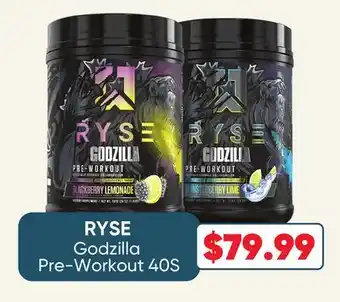 Healthy Planet RYSE Godzilla Pre-Workout offer
