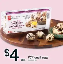 Fortinos PC QUAIL EGGS, 18'S offer