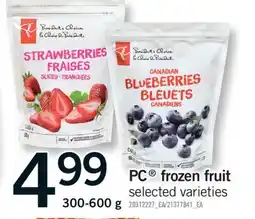 Fortinos PC FROZEN FRUIT, 300-600 G offer