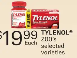 Fortinos TYLENOL , 200'S offer