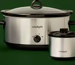 Walmart Crockpot stainless steel slow cooker with Little Dipper offer