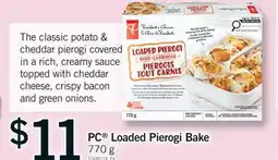 Fortinos PC LOADED PIEROGI BAKE, 770 G offer