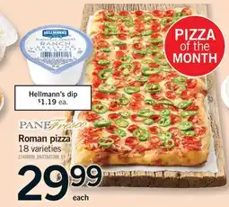 Fortinos ROMAN PIZZA, 18 VARIETIES offer