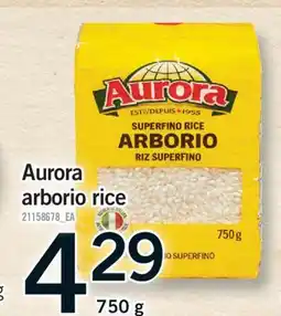 Fortinos AURORA ARBORIO RICE, 750 G offer