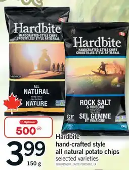 Fortinos HARDBITE HAND-CRAFTED STYLE ALL NATURAL POTATO CHIPS, 150 G offer