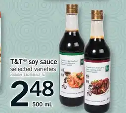 Fortinos T & T SOY SAUCE, 500 ML offer